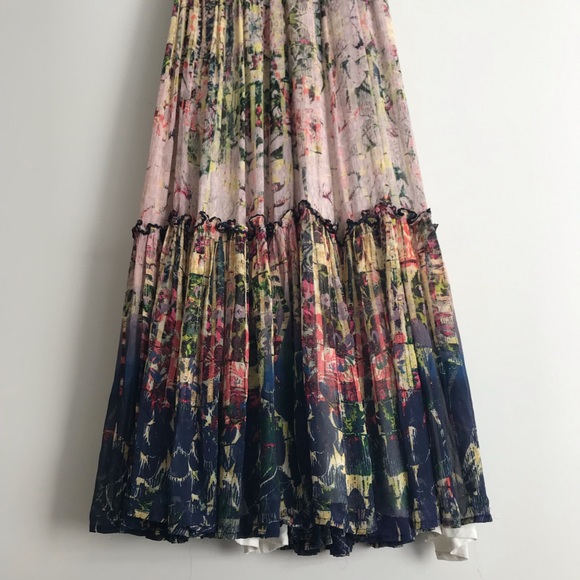 [ SOLD ]💲❗️ANTHRO tiered maxi dress - Picture 5 of 8